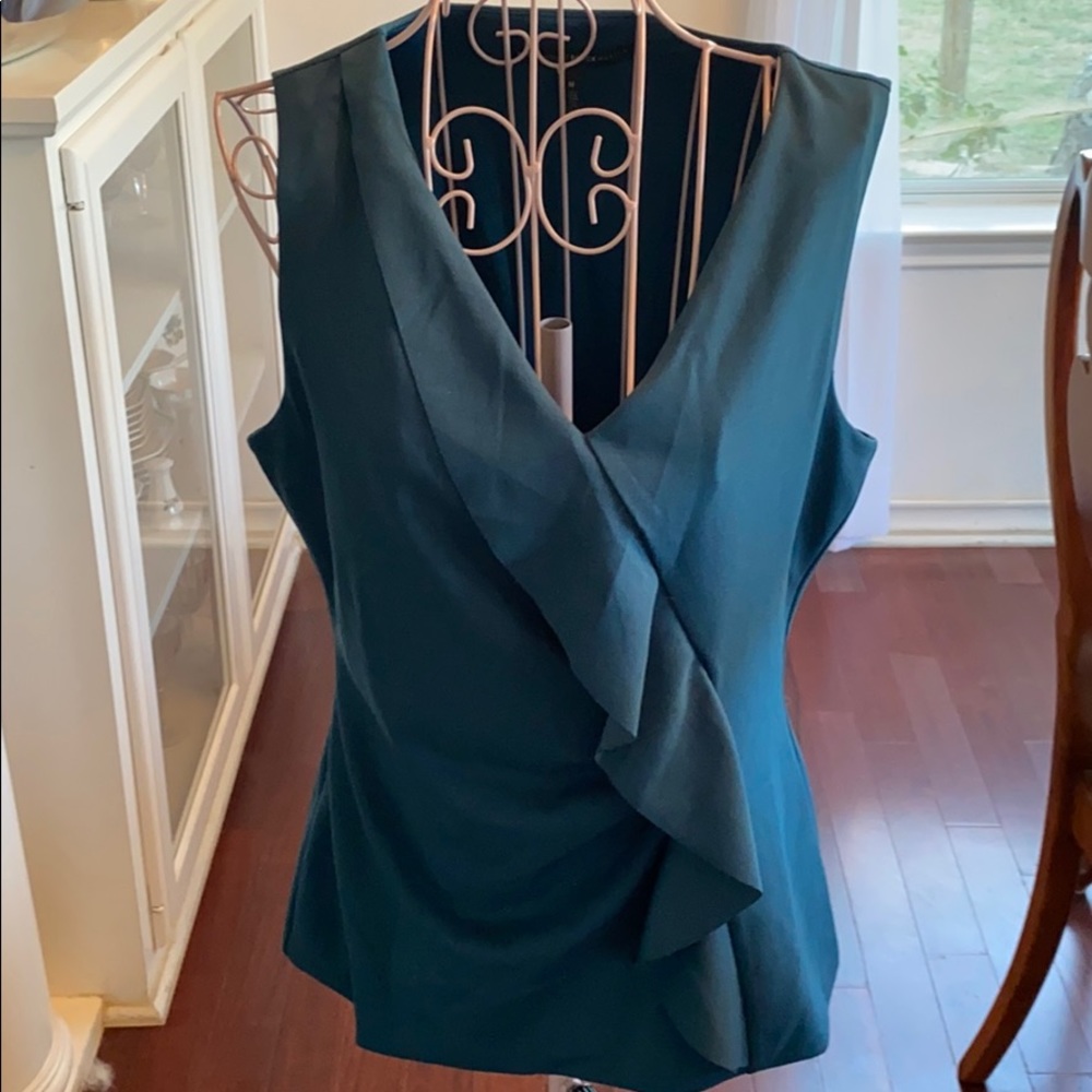 Whitehouse black market teal blue shirt